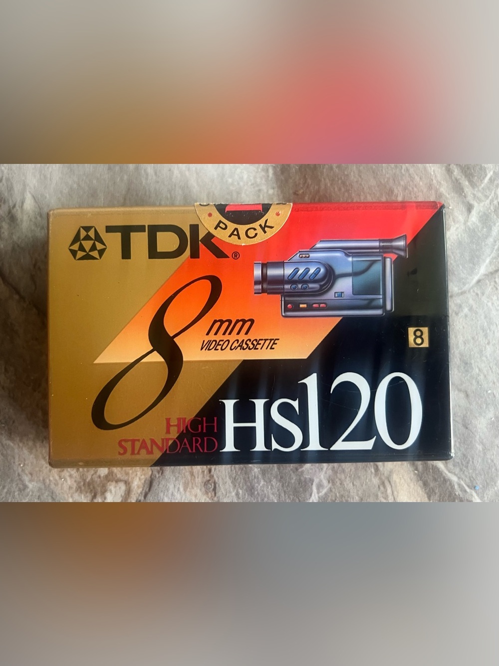 Sealed TDK 8MM Blank New CASSETTE Tape HS 120 For Camcorder Camera Video Camera